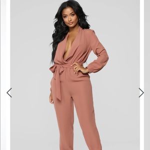 Stroll At The Plaza Longsleeve Jumpsuit